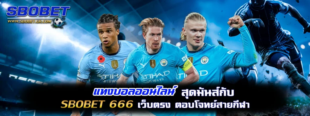 แทงบอลออนไลน์666 sbobet
